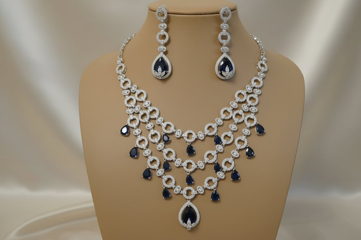 AD stone jewellery sets