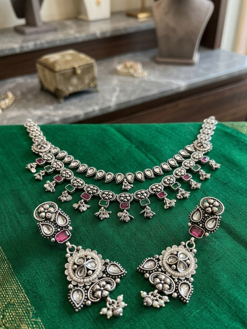 Oxidised Jewellery Sets