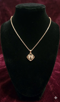 #LC1187 Floating bow necklace
