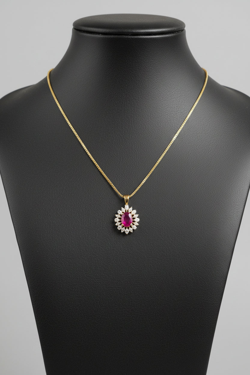 #LC1247 Purple diamond replica