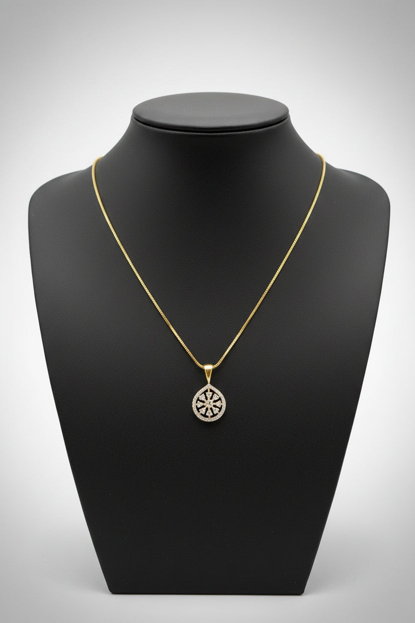 #LC1252 RAIN DROP  NECKLACE