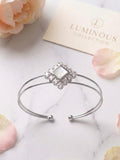 #LC1135 sterling silver open cuff bangle