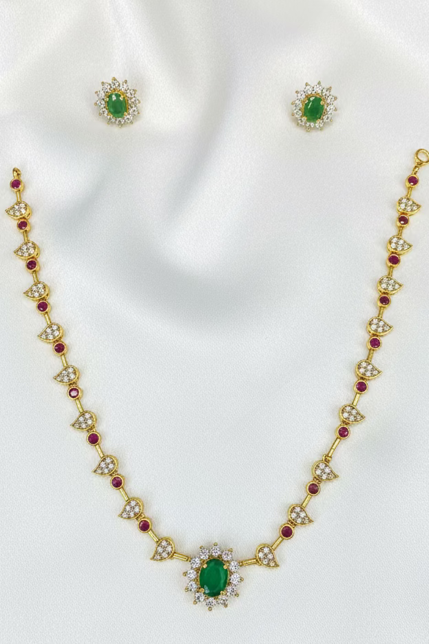 #LC1314 Mango Necklace set