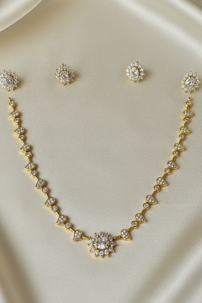 #LC1314 Mango Necklace set