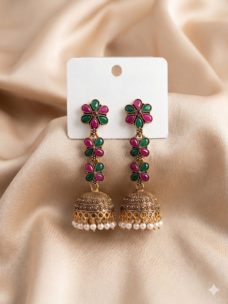#LC1070 Traditional Indian Jhumka