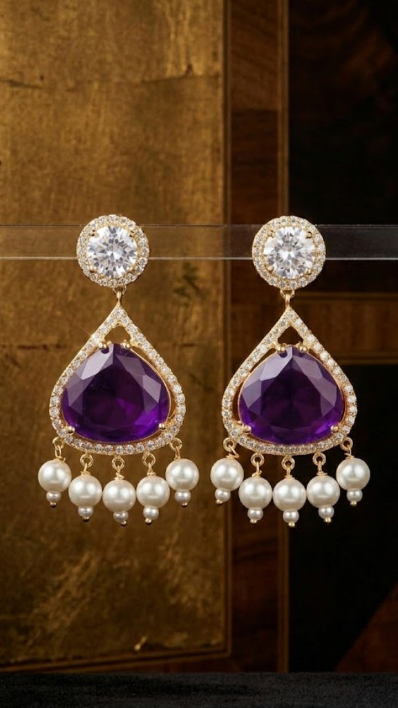 #LC1030 Pear-shaped amethyst gemstones
