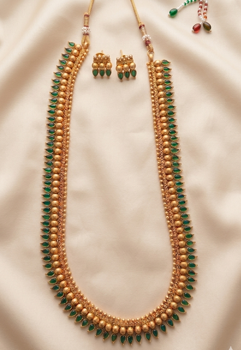 #LC1121 Peacock Design Long Haram Set