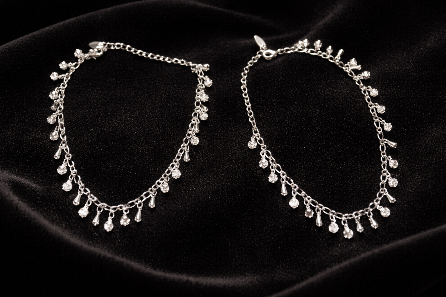 #LC1191 Dainty drop anklet