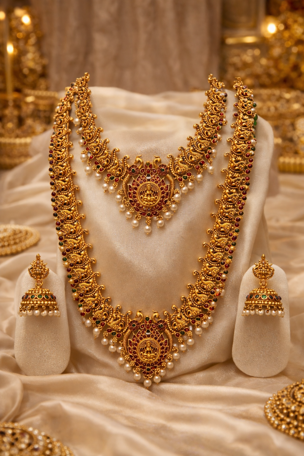 #LC1064 Classic lakshmo manga Haram set