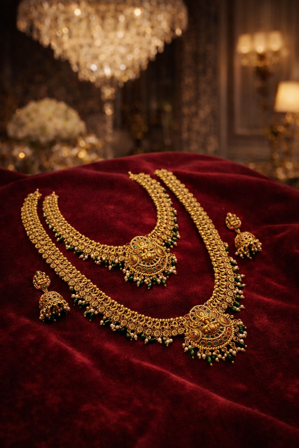 #LC1065 Coin necklace set