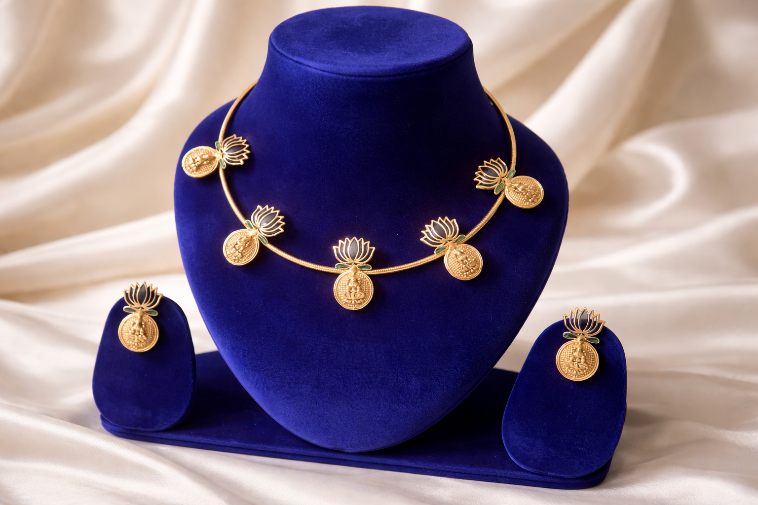 #LC1085 Golden Lotus Temple Set