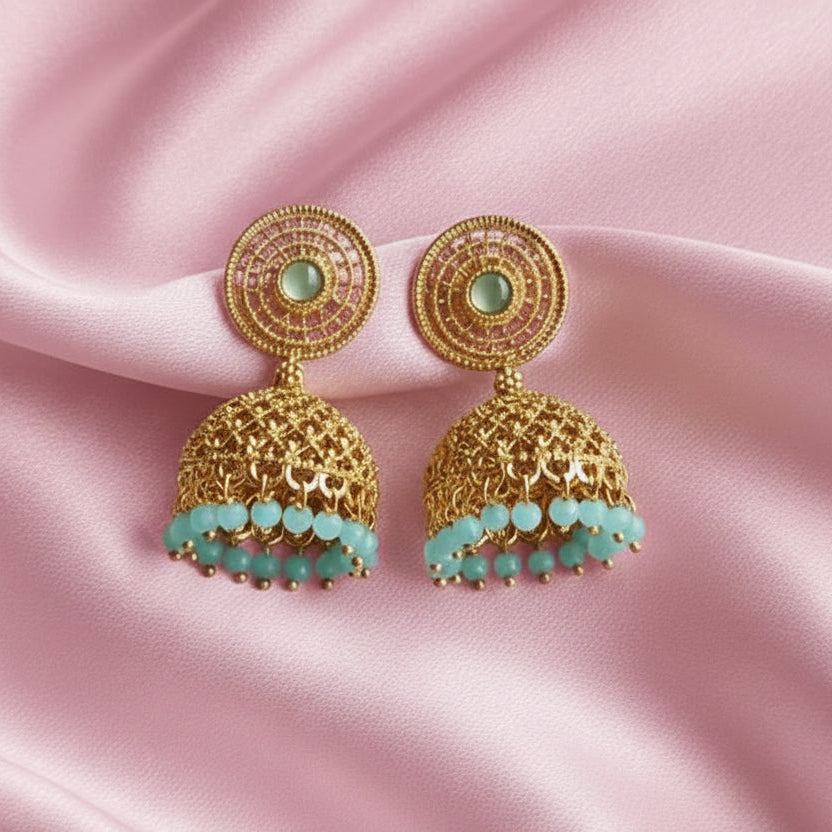 #LC1002 Classic Antique Dangle Jhumka