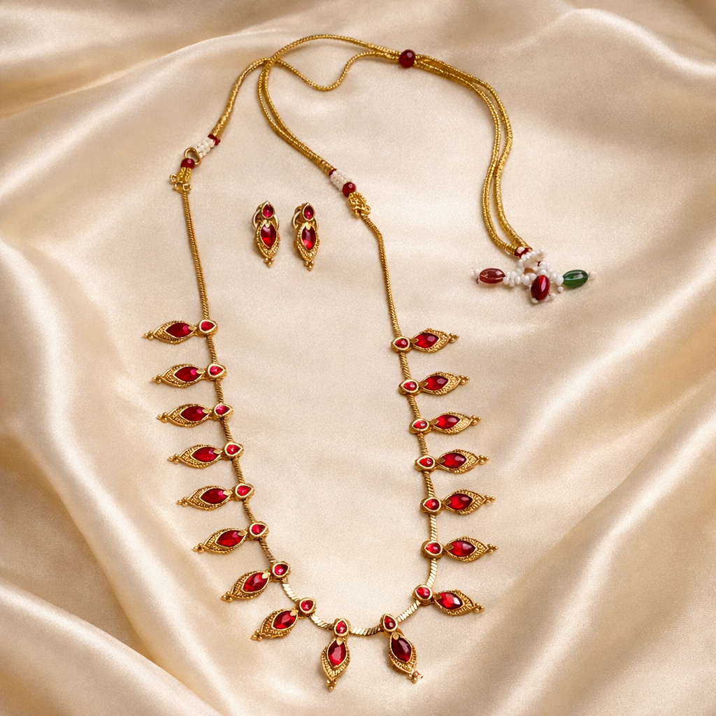 #LC1122 Stone Studded Haram Set