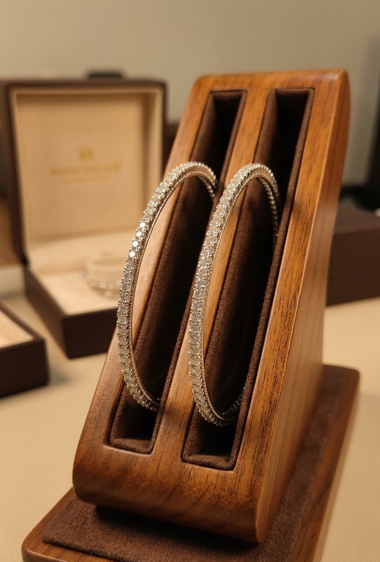#LC1108 Diamond Bangle set (2 pc)