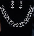 #LC1127 Marquise Cluster Loop Necklace