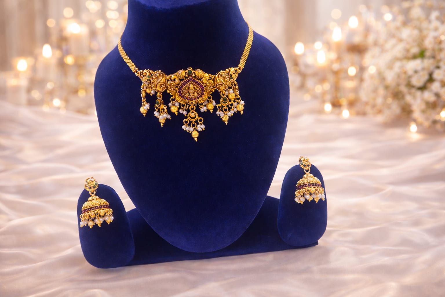 #LC1112 Guttapusalu-Style Temple Choker